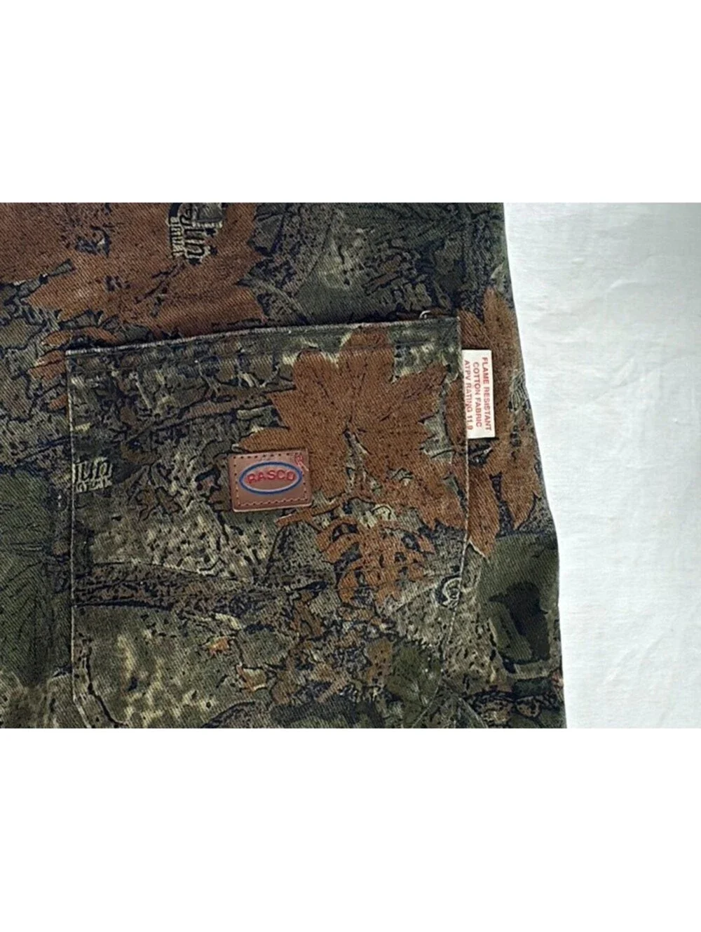 2010s RASCO FR Camo Carpenter Work Pants Flame Resistant